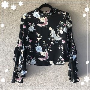 CLOSET CLOSING | Floral Long-Sleeve